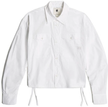 G-Star Boxy Overshirt (D26439) wei&szlig;