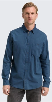 Tom Tailor Regular Fit Hemd mit verstellbarer &Auml;rmell&auml;nge (1047323) blau