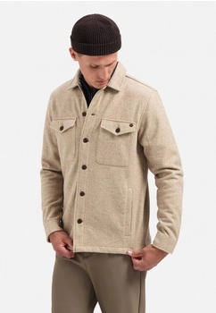No Excess Hemd mit abgestepptem Saum beige