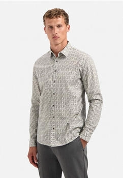 No Excess Bedrucktes Stretch-Hemd (29430921-044) beige