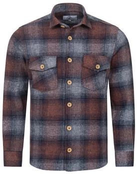 Rock Creek Regular Fit Hemd mit Wascheffekt blau