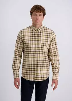 Pierre Cardin Comfort Fit Langarmhemd mulch