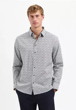 No Excess Hemd Comfort Fit hellblau/schwarz/weiß
