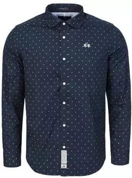 La Martina MBC016 Regular Fit dunkelblau/weiß