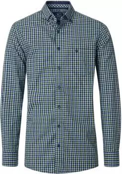 Redmond Comfort Fit Flanellhemd Kariert grün