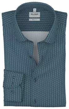 OLYMP Level Five Business Hemd Body Fit Kent (2120-44) blau