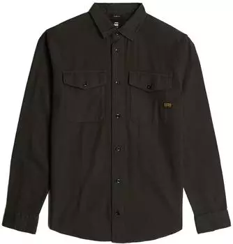 G-Star Marine Slim Hemd Grau asfalt gd D24963-D454-B575