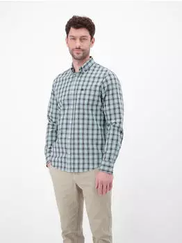 Lerros Karohemd mit Button-Down-Kragen Arctic Blue (25D1102_46502)