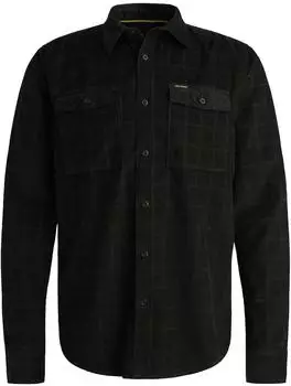 PME Legend Regular Fit Cordhemd jet black