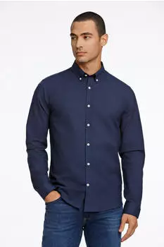 Lindbergh Oxford Hemd (68316155) navy mix