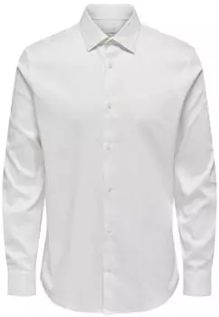Only & Sons ONSJIM Hemd Slim Fit weiß