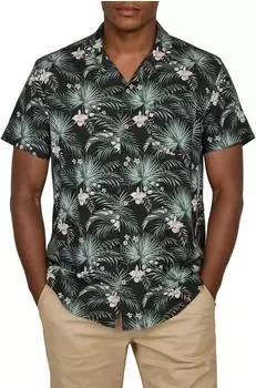 riverso RIVMick Regular Fit Hawaii Hemd (H73771Z10979AJD) tropical black