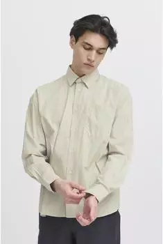 Casual Friday Martis Hemd relaxed fit beige