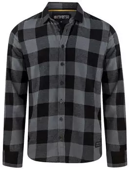 riverso RIVArne Hemd kariert (H71722M11000AJD) grau