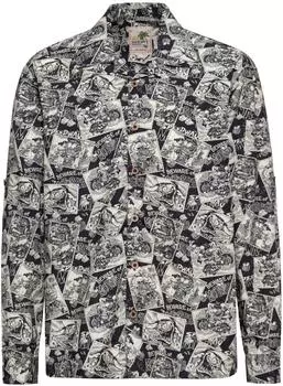 King Kerosin Hawai Langarmhemd (KKI45054) schwarz