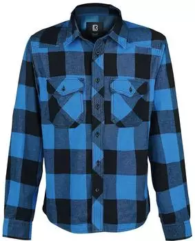 Brandit Check Shirt (4002) blau-schwarz