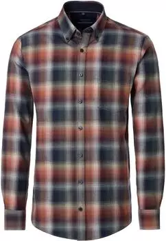 CASAMODA Kent Casual Kurzarm-Hemd (83260340) braun