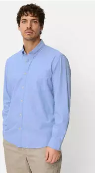 Camel Active Regular Fit Langarmhemd mit Knopfleiste hellblau