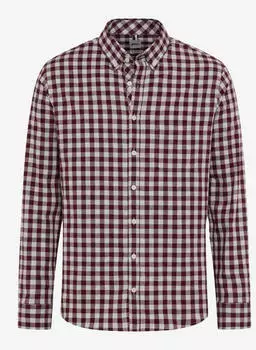 BRAX Herren Hemd Style DANIEL velvet dunkelrot Gr. (473778_74417500_41)