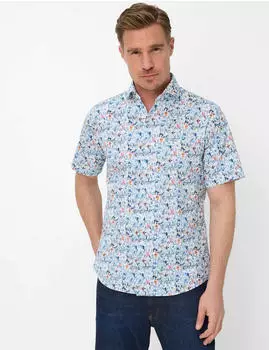 BRAX Herren Hemd Style HARDY cove Blau Gr. (740044_74421000_25)