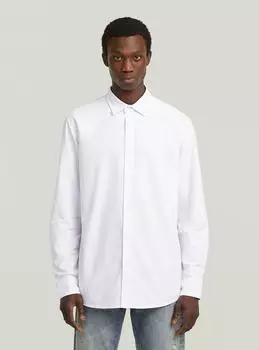 G-Star Clean Regular Hemd Mehrfarbig White/White Oxford D25196-C895-B579