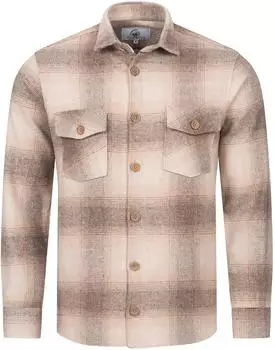 Rock Creek Regular Fit Hemd mit Waschungseffekt beige