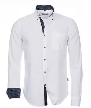 Carisma Leinen-Hemd Slim Fit (CRM8339) weiß