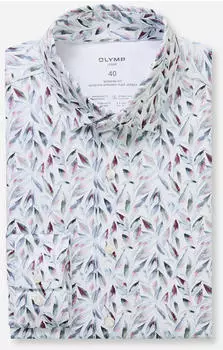 OLYMP Luxor 24/Seven Modern Fit Jerseyhemd weiss