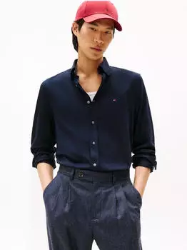Tommy Hilfiger Performance Fit Hemd (MW0MW41059) dunkelblau