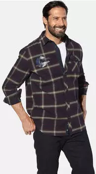 Jan Vanderstorm Norlund Hemd Comfort Fit mit Karomuster