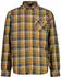CMP Herren Kurzarm Karohemd (30T9937) petroleum/curcuma/blau