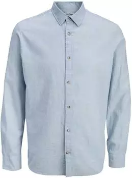 Jack & Jones Summer Langarmhemd (12269315) himmelblau/celestial blau