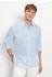 OLYMP Casual Leinenhemd Regular Fit Streifen (57788053) hellblau