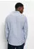 OLYMP Casual Leinenhemd Regular Fit Streifen (4078-74) blau