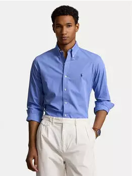 Polo Ralph Lauren Custom-Fit Hemd aus Stretchpopeline (656947) blue end on end
