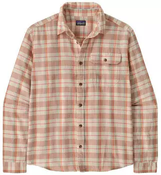 Patagonia Herren Langarm-Baumwoll-Fjord-Flanellhemd in Konversion (42410) handmade natural