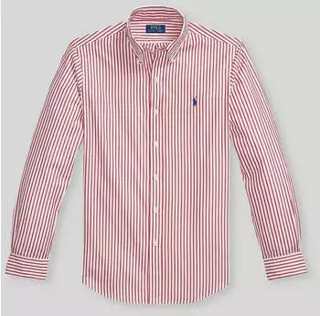 Polo Ralph Lauren Custom Fit Freizeithemd mit Vichy-Karo (710792041) bordeaux/rosa
