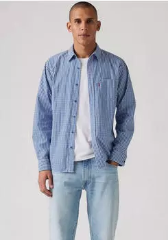 Levi's Sunset Standard Pumice Stone Co Hemd Regular Fit (85746-0178) dunkelblau/weiß