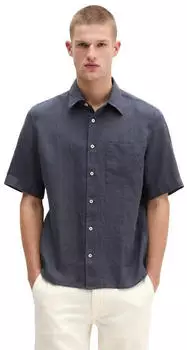 Marc O'Polo Kurzarm-Hemd Regular (M23742841002) dunkelgrau