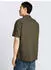 Tom Tailor Regular Fit Kurzarmhemd mit Leinenanteil im Pünktchen-Muster (1045099) dunkelgrün