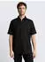 Tom Tailor Regular Fit Kurzarmhemd mit Leinenanteil im Pünktchen-Muster (1045099) schwarz