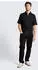 Tom Tailor Regular Fit Kurzarmhemd mit Leinenanteil im Pünktchen-Muster (1045099) schwarz