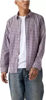 Levi's Sunset 1 Poche Standard Yahya Plaid DRE Bluse (85746-0209) yahya plaid dress blues