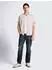 Tom Tailor Regular Fit Kurzarmhemd mit Leinenanteil im Pünktchen-Muster (1049611) sand/hellblau