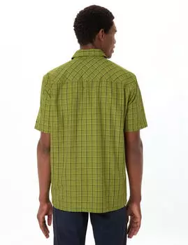 VAUDE Men's Albsteig Shirt III dark leaf – Materialmischung für aktiven Alltag