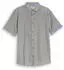Tom Tailor Regular Fit Kurzarmhemd mit Leinenanteil im Pünktchen-Muster (1045099)