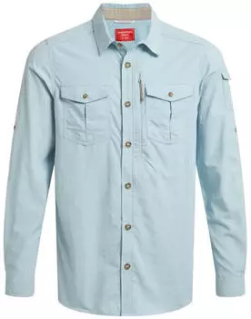 Craghoppers Nosilife Adventure Long Sleeved Shirt III (CG2173) niagarablau