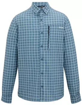 Regatta Anti Insect Trv L/S Langarmhemd (RMS225) china blue check