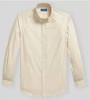 Polo Ralph Lauren Custom-Fit Baumwollhemd mit Streifen (100087523) tan