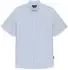 Bugatti Kurzarmhemd Modern Fit Leinen mit Button-Down-Kragen (51340216) hellblau